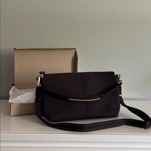 Rothy’s the Daily Crossbody, Ink & Ivory